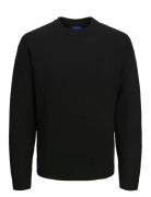 Jorollie Knit Crew Neck Sn Tops Knitwear Round Necks Black Jack & J S