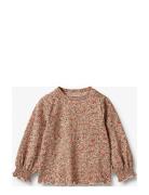 T-Shirt L/S Norma Tops T-shirts Long-sleeved T-shirts Pink Wheat