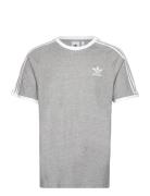 3-Stripes Tee Sport T-shirts Short-sleeved Grey Adidas Originals