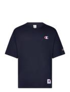 T T-Shirt Tops T-shirts Short-sleeved Navy Champion