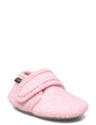 Baby Wool Slippers Tøfler Innesko Pink CeLaVi