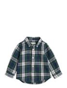 Checked Flannel Bd Shirt Tops Shirts Long-sleeved Shirts Navy GANT