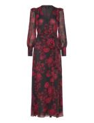 Lucianna Maxi Wrap Dress Maxikjole Festkjole Red Bardot