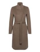 Catarinabbperle Coat Outerwear Coats Winter Coats Khaki Green Bruuns B...