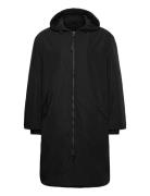 Colter Hooded Parka Parkas Jakke Black J. Lindeberg