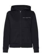 Reg Printed Graphic Zip Hood Tops Sweat-shirts & Hoodies Hoodies Black...