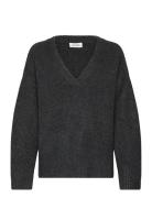 Over D Wool Blend Sweater Tops Knitwear Jumpers Grey Monki