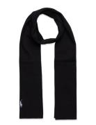 Combed Cotton Scarf Accessories Scarves Winter Scarves Black Polo Ralp...