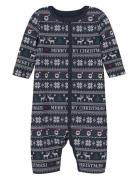 Nbnvismas Ls Nightsuit Pyjamas Sie Jumpsuit Navy Name It