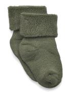 Anklesock Terry Wool Baby Socks & Tights Baby Socks Green Mp Denmark