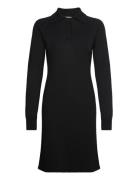 Polo Merino Dress Designers Short Dress Black Filippa K