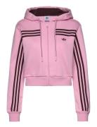 Shrt Fz Fl Hood Tops Sweat-shirts & Hoodies Hoodies Pink Adidas Origin...