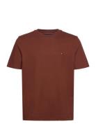 Ess Seasonal Reg Fit Solid Tee Tops T-shirts Short-sleeved Brown Tommy...