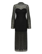 Laiagz Lace Dress Maxikjole Festkjole Black Gestuz