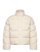 Anf Mens Outerwear Fôret Jakke Cream Abercrombie & Fitch