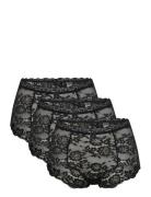 Lace Maxi 3-Pack Hipstertruse Undertøy Black Missya