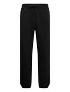 Standard Sweatpants Bottoms Sweatpants Black Weekday