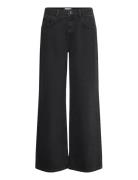 Katy Jeans Bottoms Trousers Wide Leg Black Noella