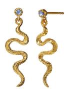 Lucy Earring Øredobber Smykker Gold Maanesten