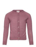 Tneve Glitter Cardigan Tops Knitwear Cardigans Pink The New