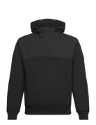 Zetwillnylon2 Tops Sweat-shirts & Hoodies Hoodies Black BOSS