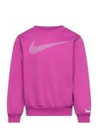 Nike Shine Crew Sport Sweat-shirts & Hoodies Sweat-shirts Purple Nike