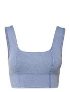 Washed Denim Seamless Bra Sport Bras & Tops Sports Bras - All Blue Aim...