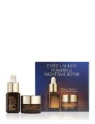 Powerful Nighttime Repair Serum + Eye Set Hudpleiesett Nude Estée Laud...