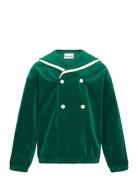 Sailor Velour Sweatshirt Tops Sweat-shirts & Hoodies Sweat-shirts Gree...