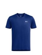 Ua Launch Shortsleeve Sport T-shirts Short-sleeved Blue Under Armour