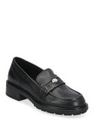 Th Penny Loafer Mokasiner Lave Sko Navy Tommy Hilfiger