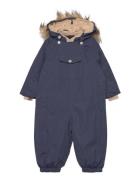 Wisti Fleece Lined Snowsuit Fake Fur. Grs Outerwear Coveralls Snow-ski...