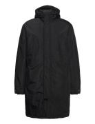 Longline Parka Parkas Jakke Black Lyle & Scott