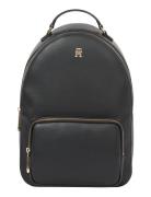 Th Soft Logotape Backpack Ryggsekk Veske Black Tommy Hilfiger