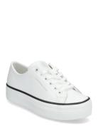 Bold Vulc Flatf Low Lth In Lave Sneakers White Calvin Klein