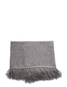 Scarf Fringes Accessories Scarves Winter Scarves Grey Davida Cashmere