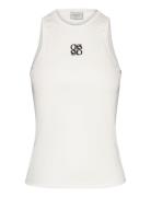 Monogram Top Tops T-shirts & Tops Sleeveless White Dante6