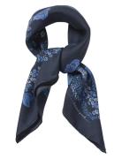 Wintery Twill Sia Scarf Accessories Scarves Lightweight Scarves Navy B...