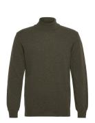 Eco Wool Thomas Knit Tops Knitwear Turtlenecks Green Mads Nørgaard