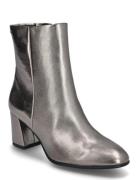 Women Boots Shoes Boots Ankle Boots Ankle Boots With Heel Silver Tamar...