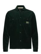 Aktheo Cord L/S Overshirt Tops Overshirts Green Anerkjendt