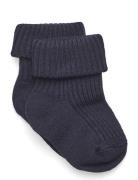 Wool Rib Socks Ziggy Socks & Tights Socks Navy Wheat