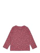 T-Shirt Ls Aop Tops T-shirts Long-sleeved T-shirts Pink Minymo