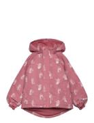 Snow Jacket Aop Outerwear Snow/ski Clothing Snow/ski Jacket Pink Minym...