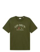 Ivy League T-Shirt Tops T-shirts Short-sleeved Green Les Deux