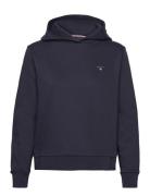 Reg Hoodie Tops Sweat-shirts & Hoodies Hoodies Navy GANT