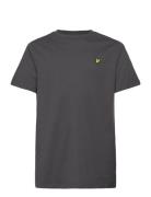 Plain T-Shirt Tops T-shirts Short-sleeved Grey Lyle & Scott