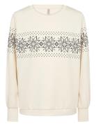 Sc-Banu Sweat-shirt Genser Cream Soyaconcept