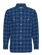 Jackson Worker Brody Plaid Lap Tops Shirts Casual Blue LEVI´S Men