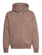 Double-Knit Full-Zip Hoodie Tops Sweat-shirts & Hoodies Hoodies Brown ...